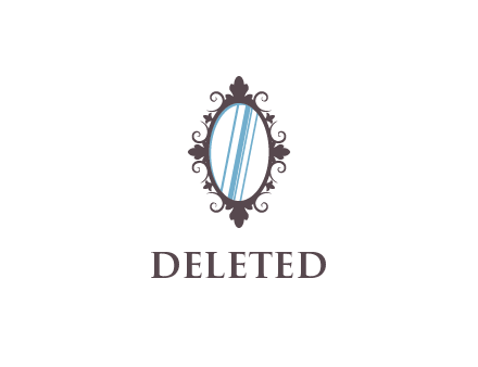 ellipse retro mirror logo