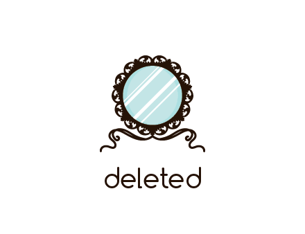retro mirror logo
